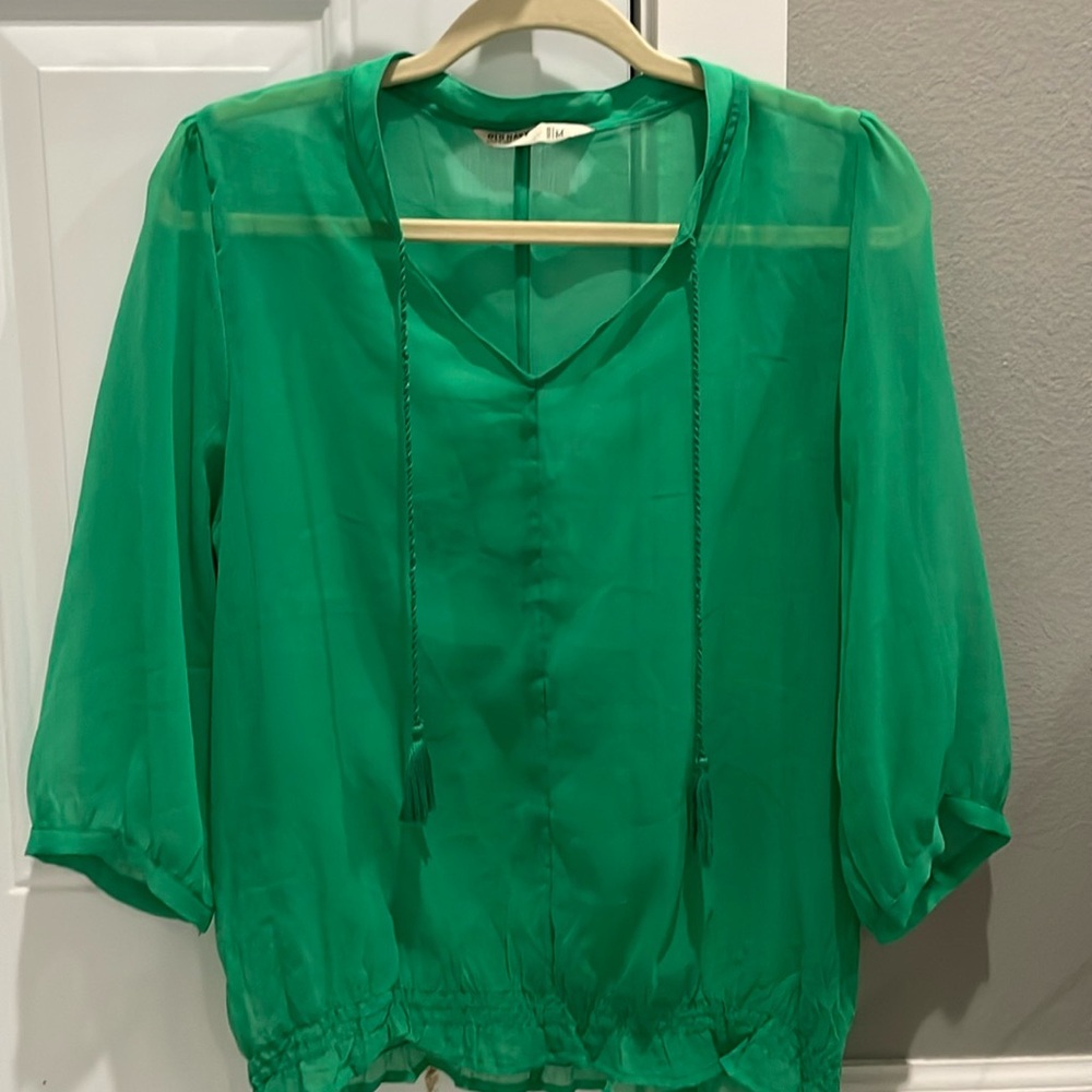 Old Navy sheer blouse